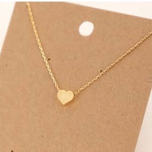Petite heart necklace